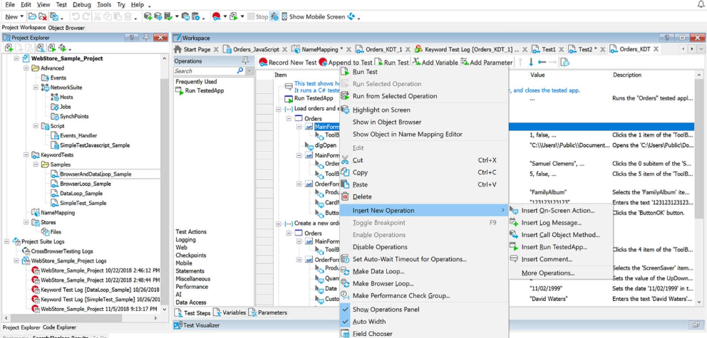 Test case executions SmartBear