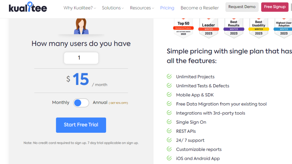 kualitee pricing