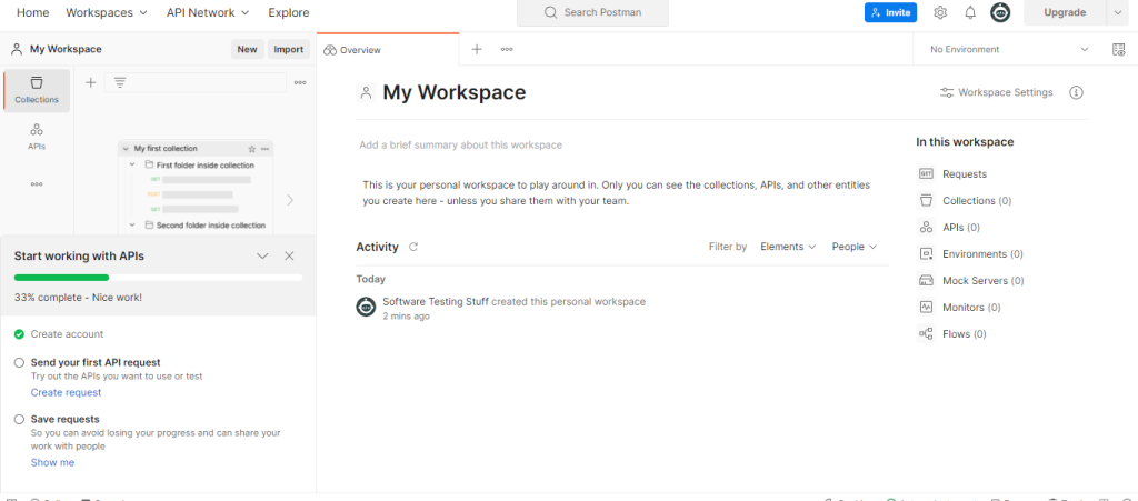 Postman Dashboard