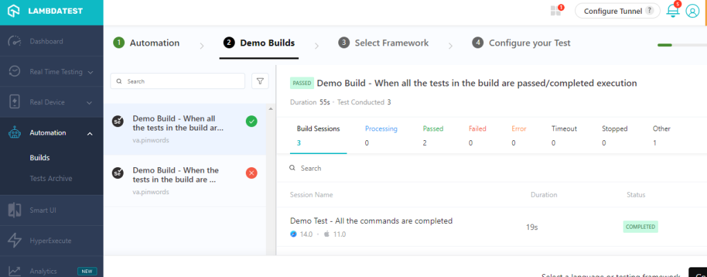 lambdatest API testing 16