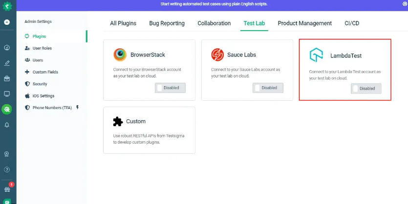 testsigma integration testing