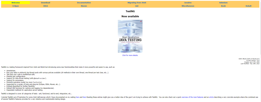 TestNG