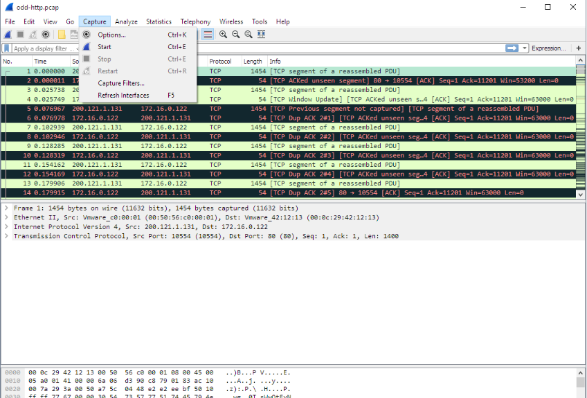 Wireshark feature