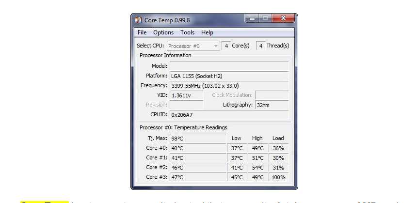 Core Temp
