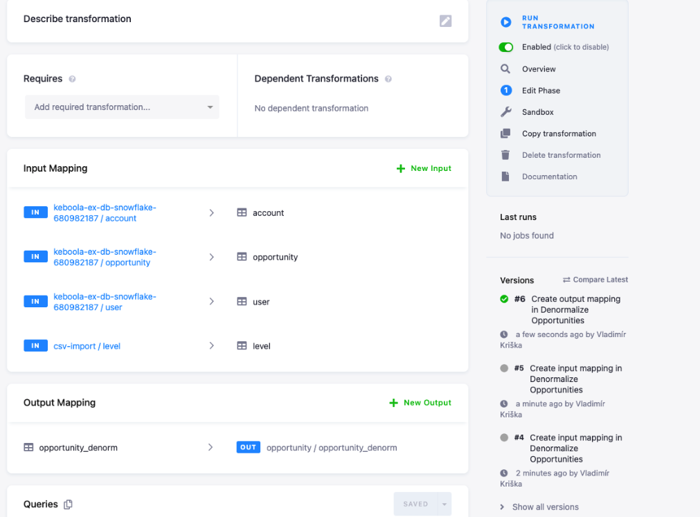 Data Transformation