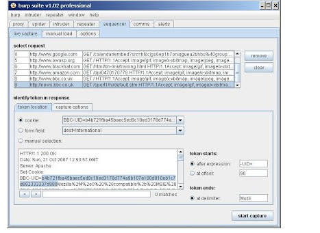 burp suite sequencer
