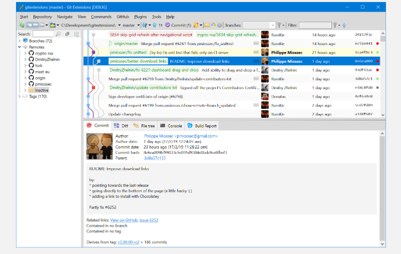 git dashboard