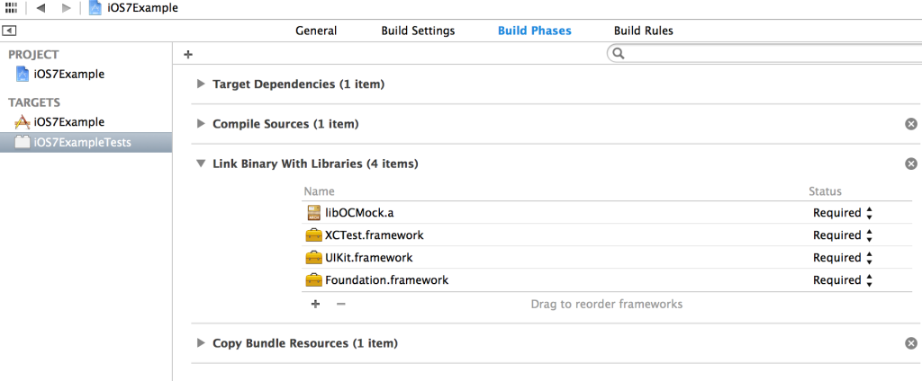 ocmock ios 