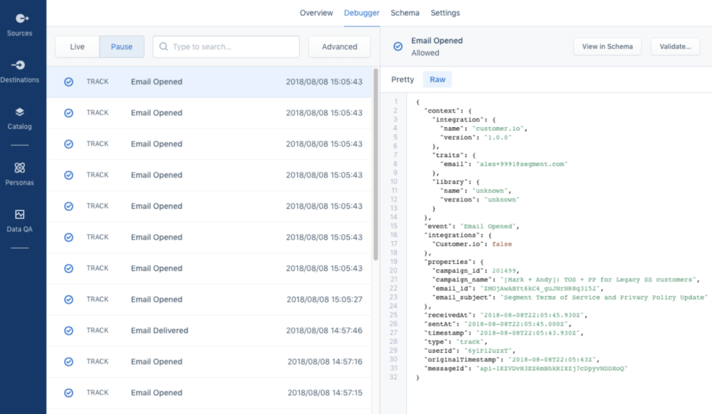 segment Data Quality Control