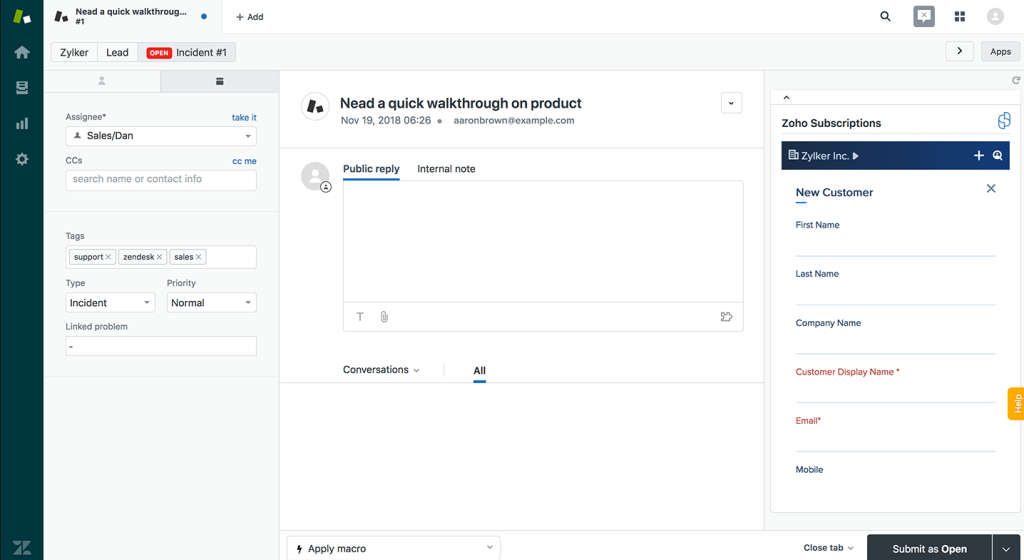zendesk integration