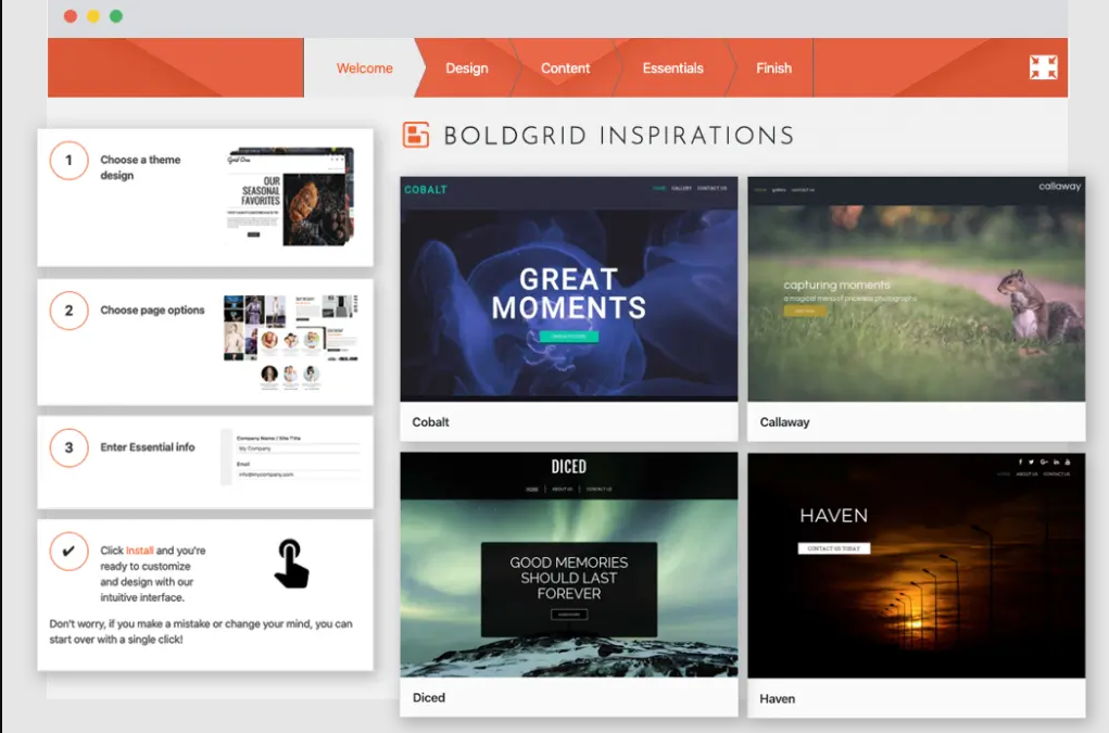 InMotion Hosting Website Building Service