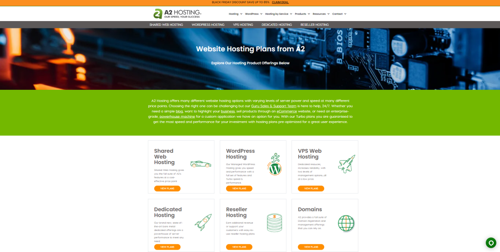 a2 hosting pricing