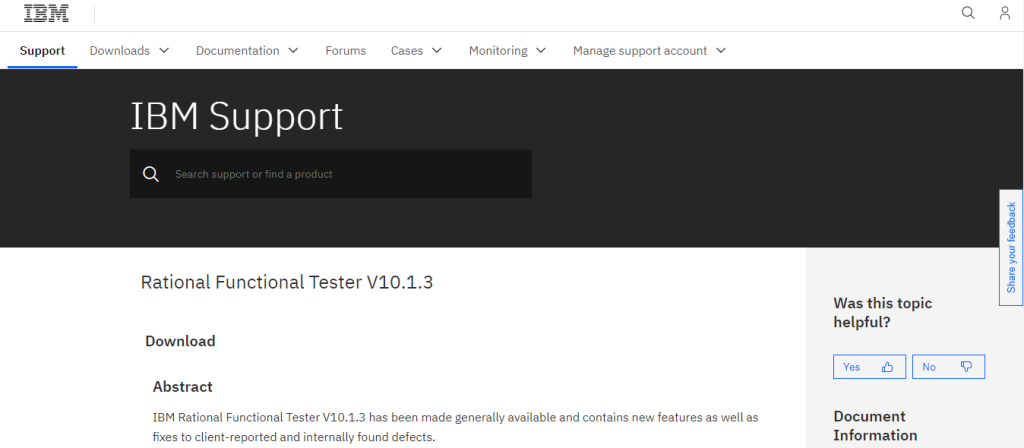 IBM Rational Functional Tester download