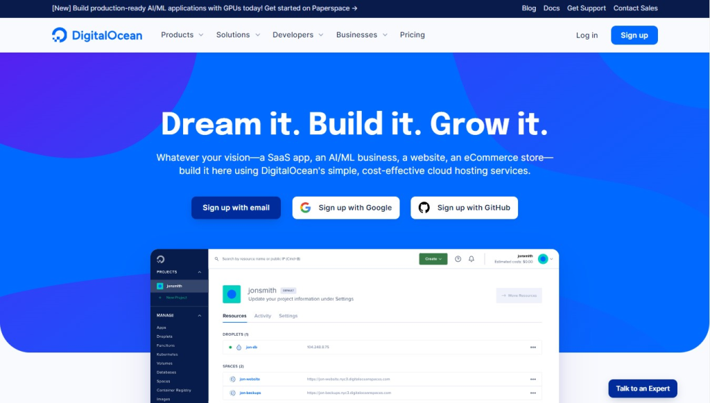 Quick Overview of DigitalOcean